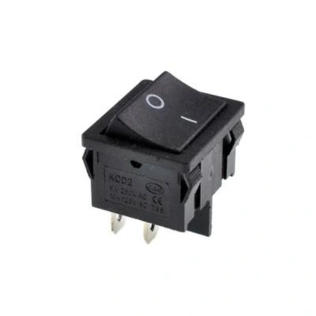 KCD2-501 ON-OFF Switch 4 Pin Siyah