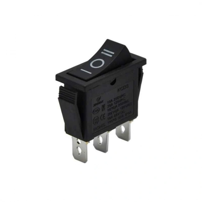 KCD3 Üç Konumlu On/Off/On Anahtar