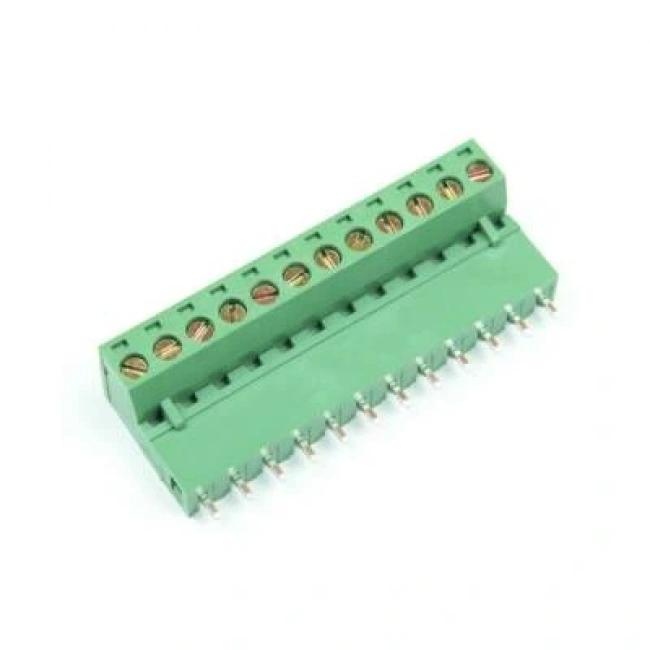 KF2EDGV-5.08-12P 180 Derece Geçmeli Dik Klemens