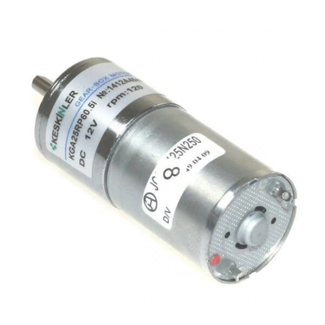 KGA-25 12V 135Rpm Redüktörlü Dc Motor