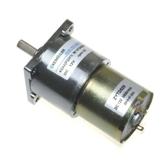 KGA-42 12V 30Rpm/520 Redüktörlü Dc Motor