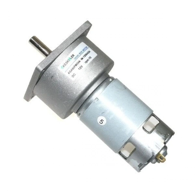 KGA-60 12V 10Rpm Redüktörlü Dc Motor
