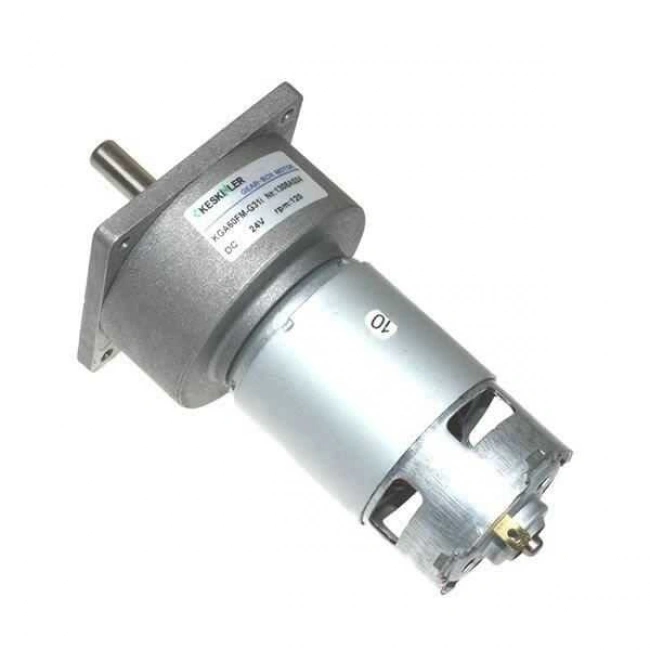 KGA60 24V 120Rpm 60mm Redüktörlü Flanşlı Dc Motor