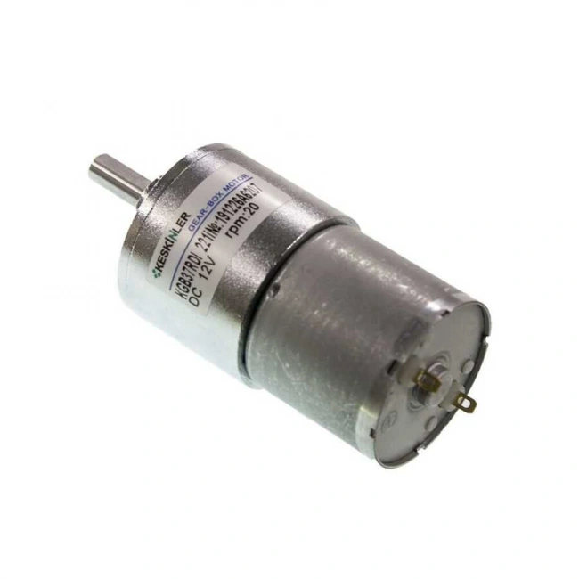 KGB37 12V 22Rpm 37mm Redüktörlü Eksantrik Dc Motor