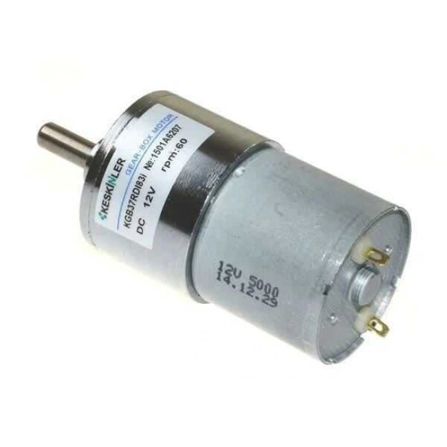 KGB37 12V 66Rpm 37mm Redüktörlü Eksantrik Dc Motor