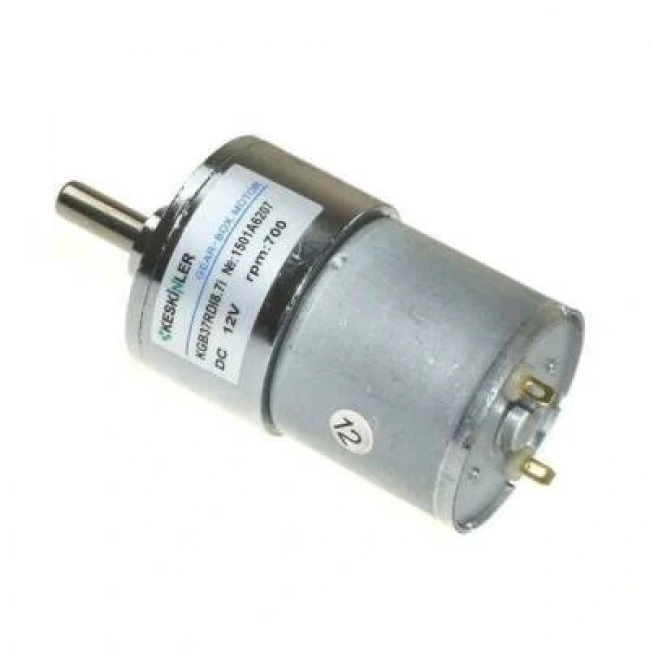 KGB37 12V 700Rpm 37mm Redüktörlü Eksantrik Dc Motor