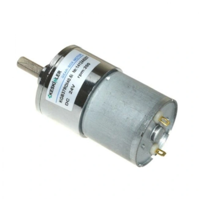 KGB37 24V 230Rpm 37mm Redüktörlü Eksantrik Dc Motor