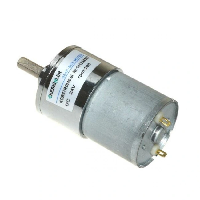 KGB37 24V 230Rpm 37mm Redüktörlü Eksantrik Dc Motor