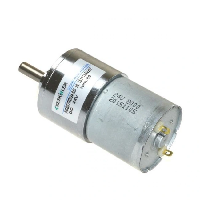 KGB37 24V 84Rpm 37mm Redüktörlü Eksantrik Dc Motor