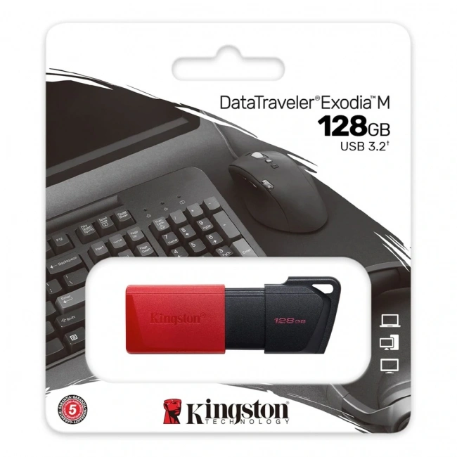 Kingston DTXM 128GB Datatraveler Exodia M USB 3.2 Gen1 USB Bellek