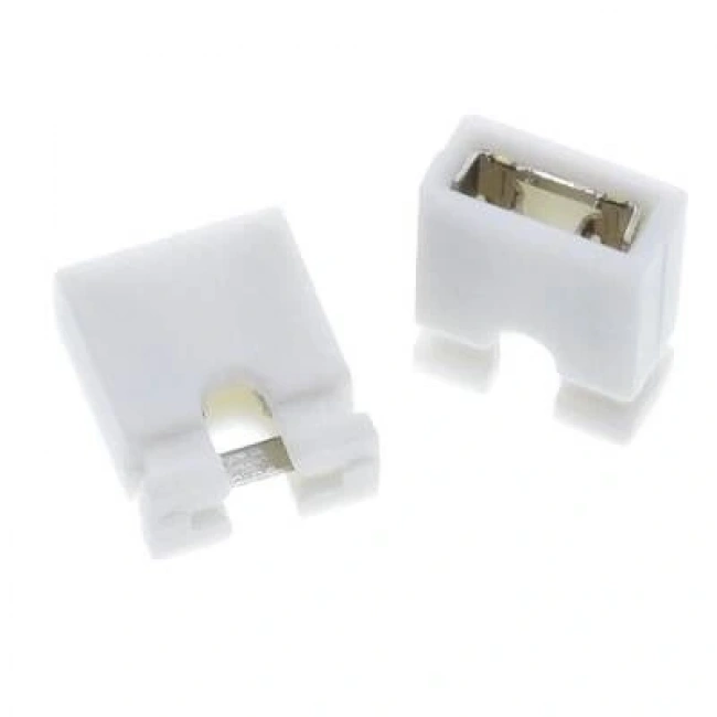 Kısa Devre Jumper 2.54mm Beyaz 2 Pin