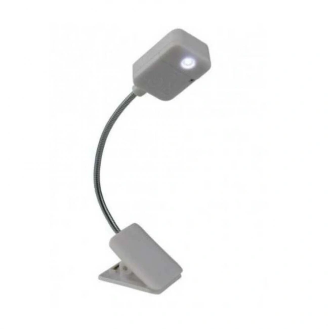 Kitap Okuma Işığı - Beyaz Işıklı Klipsli Lamba