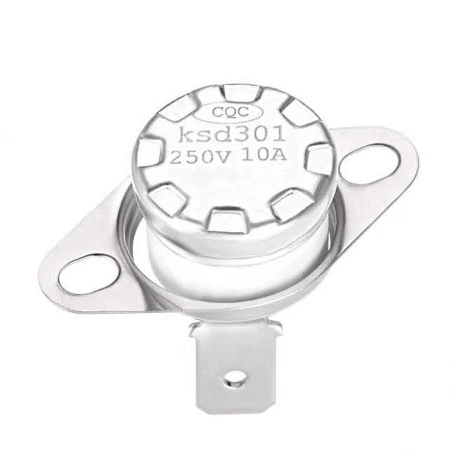 KSD301 185 °C Seramik Limit Termostat NC 250V 10A