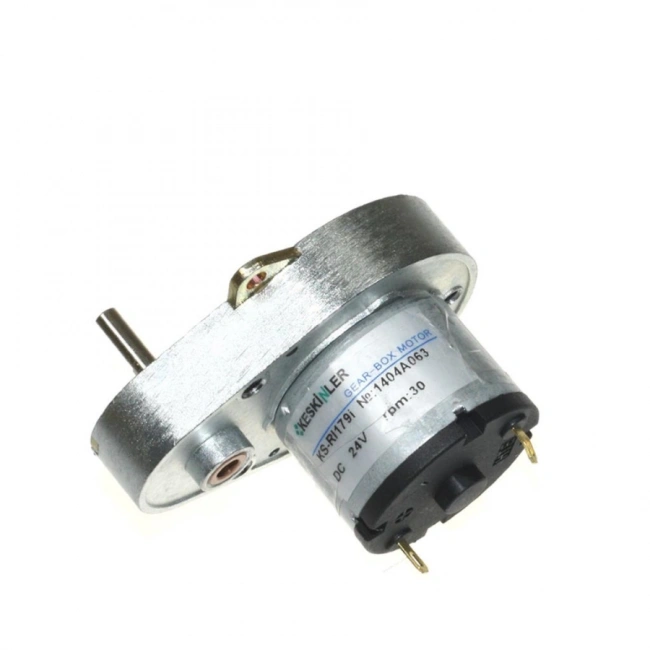 KSR 24V 30Rpm Redüktörlü DC Motor