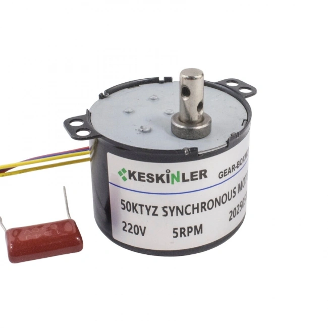 KTYZ-50 5RPM 6W AC Senkron Motor