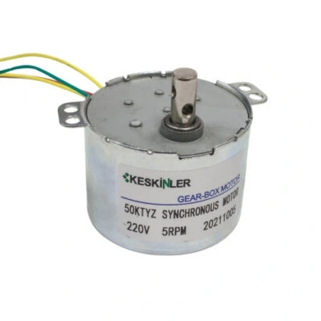 KTYZ-50 5RPM 6W AC Senkron Motor