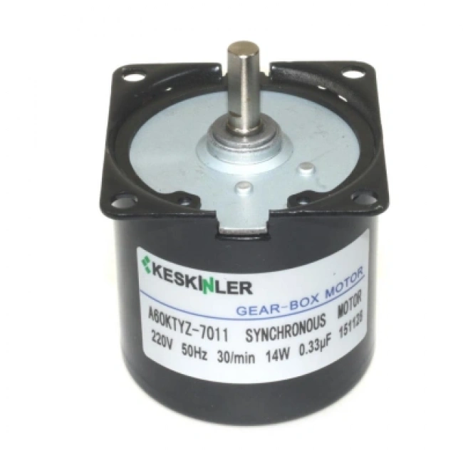 KTYZ-60 30 RPM 14W AC Senkron Motor