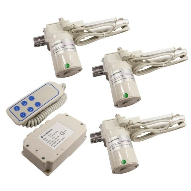 Kumandalı Koltuk / Yatak Motoru Seti - 3 Motorlu