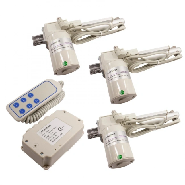 Kumandalı Koltuk / Yatak Motoru Seti - 3 Motorlu