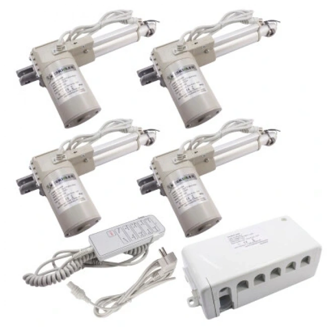 Kumandalı Koltuk / Yatak Motoru Seti - 4 Motorlu