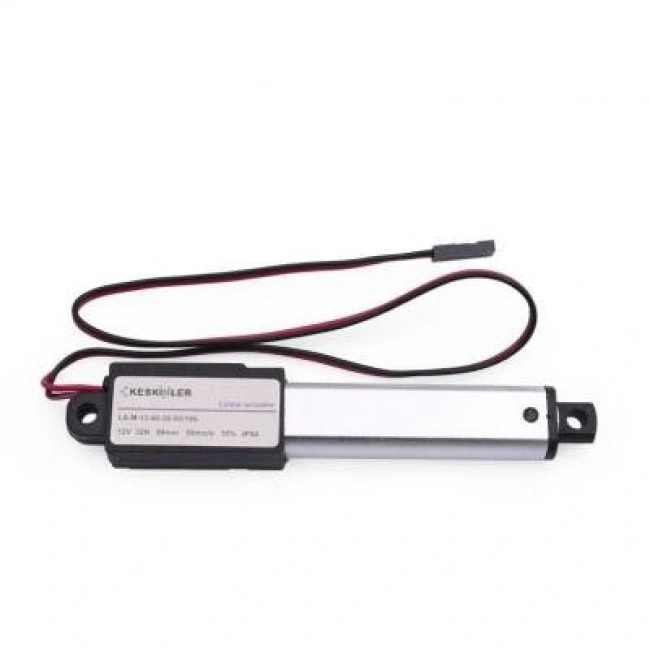 LA-M-12-40 12V 50mm 32N IP54 Mikro Lineer Motor