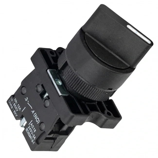 LAY5-ED21 22mm Kısa Mandal Switch 0-1 Kalıcı (1NO)