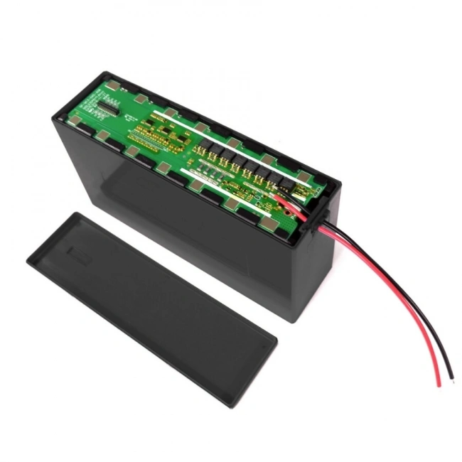 Li-ion 18650 13S 6P 48V 30A 78li E-Bike Batarya Kutusu Seti - Siyah