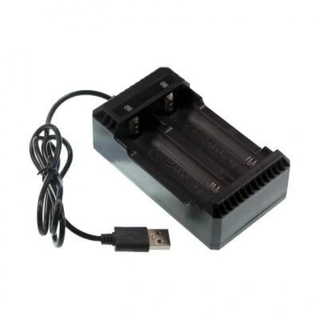 Li-ion USB 18650/22650/26650 3.7V Pil Şarj Aleti 2li
