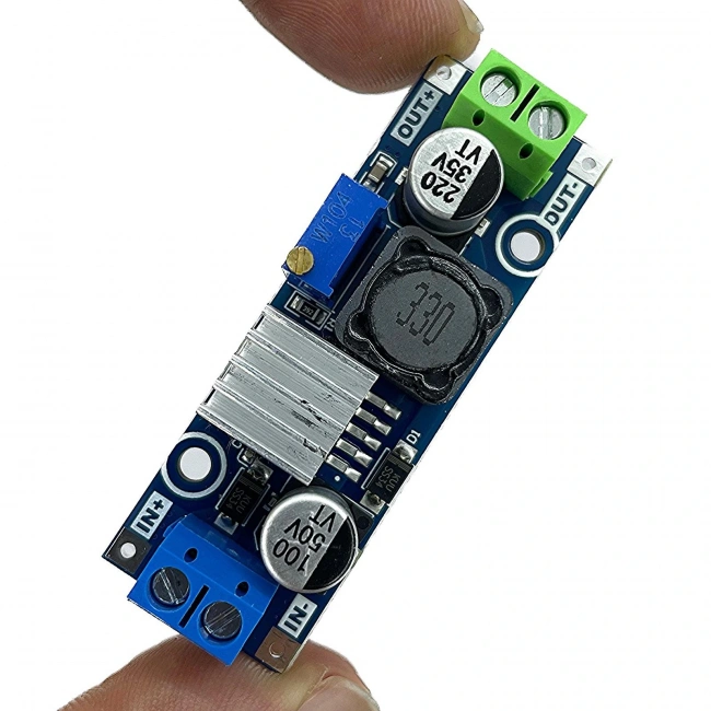 LM2596 3A Ayarlanabilir Voltaj Regülatör Kartı