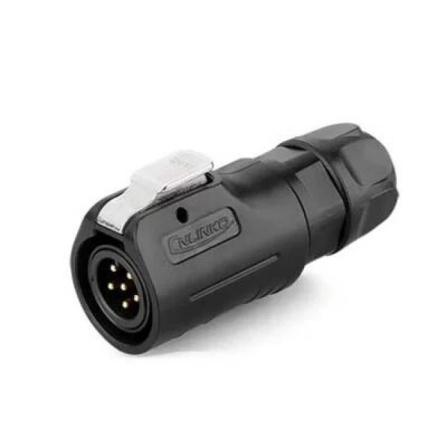 LP-12-C06PE-02-001 6-Pin Su Geçirmez Konnektör - Erkek