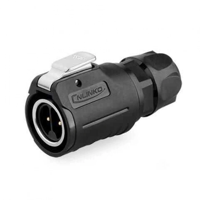 LP-16-C02PE-01-001 2-Pin Su Geçirmez Konnektör - Erkek