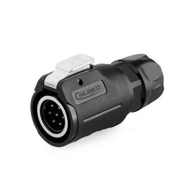 LP-16-C07PE-01-001 7-Pin Su Geçirmez Konnektör - Erkek