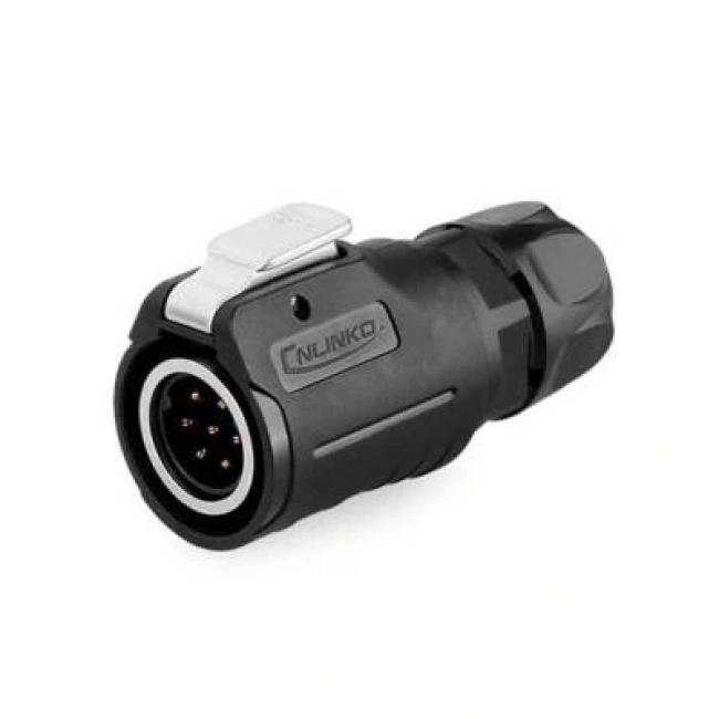 LP-16-C07PE-01-001 7-Pin Su Geçirmez Konnektör - Erkek