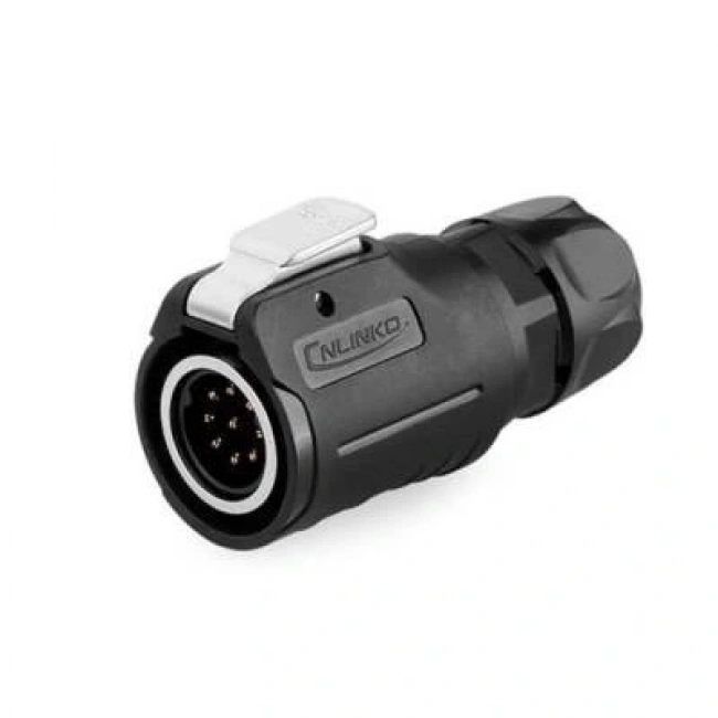 LP-16-C09PE-01-001 9-Pin Su Geçirmez Konnektör - Erkek