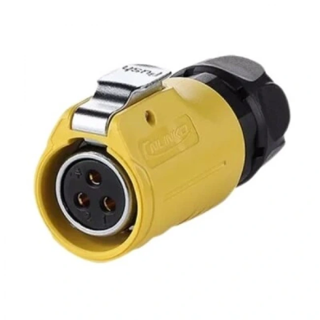 LP-20-J03PE-01-021 3-Pin Su Geçirmez Konnektör - Dişi