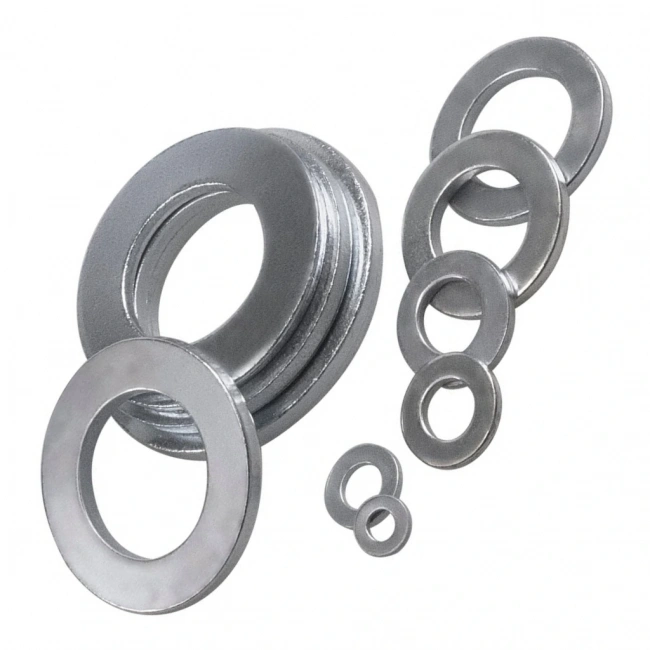 M4 Pul DIN125 Düz Beyaz 1 Adet