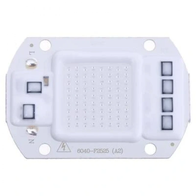 Mavi 220V Projektör Cob Led 50W Driver Çipli