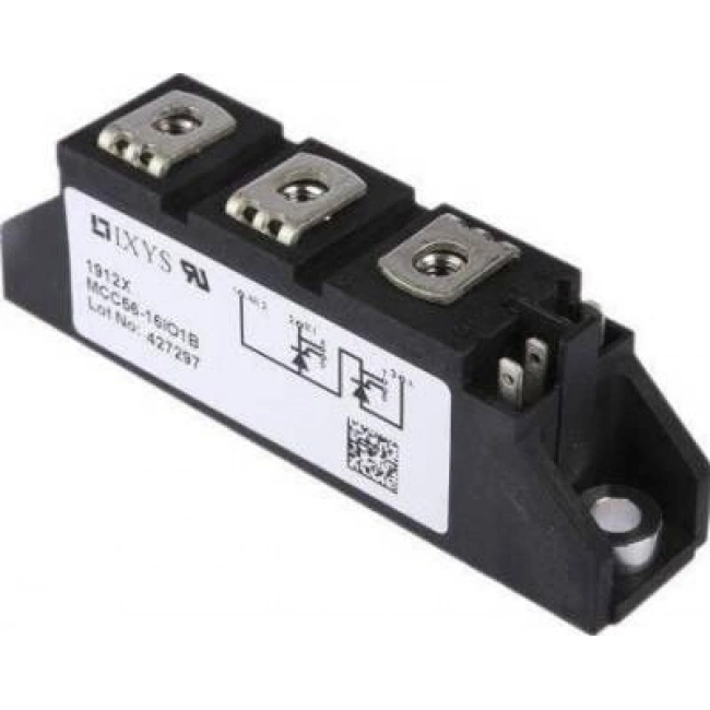 MCC56-08İO1B Tristör Modül 2X60A 800V