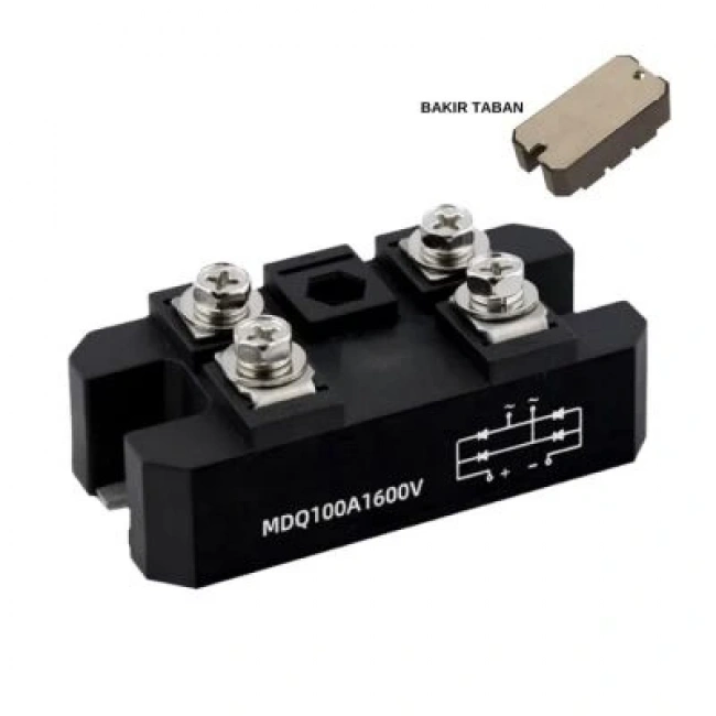 MDQ100-16 100A 1600V Tek Faz Köprü Diyot