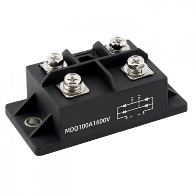 MDQ100-16 100A 1600V Tek Faz Köprü Diyot - Şase Tip