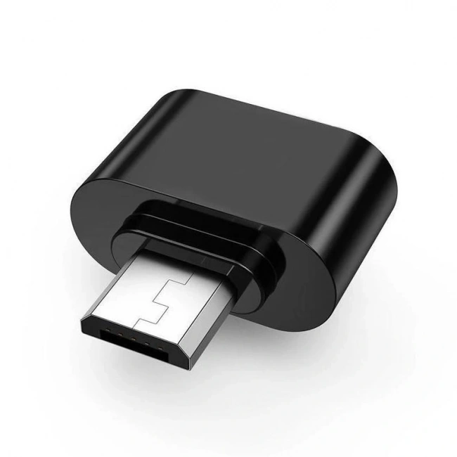 Micro USB to USB 2.0 Data Çevirici OTG Adaptör Siyah