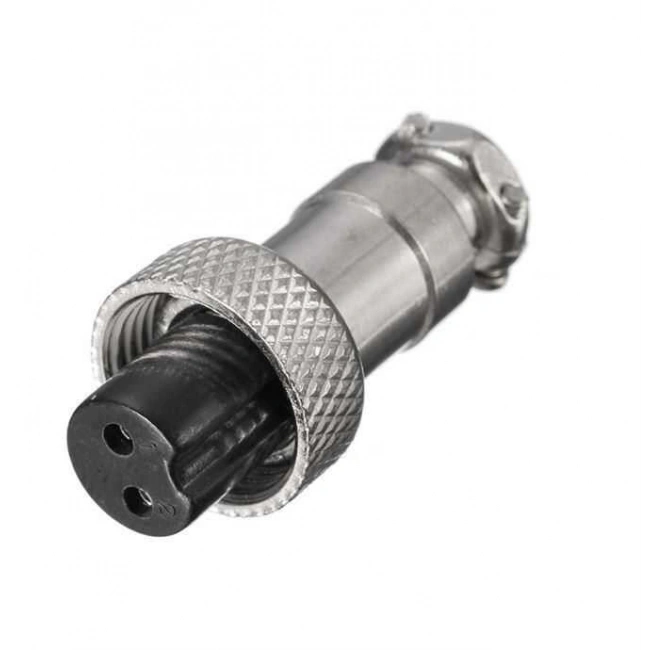 Mike Konnektör 2-Pin 12mm - Dişi