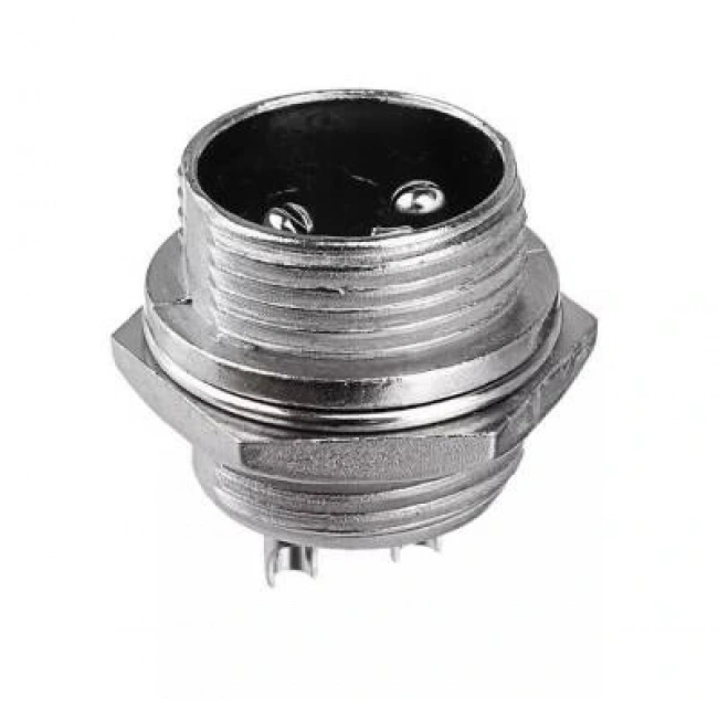 Mike Konnektör 2-Pin 16mm - Erkek