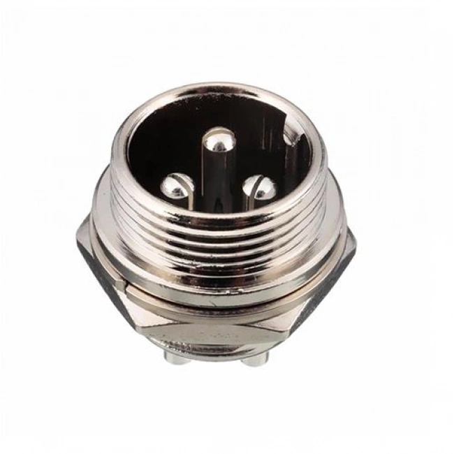 Mike Konnektör 3-Pin 16mm - Erkek