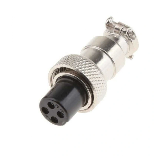 Mike Konnektör 4-Pin 12mm - Dişi