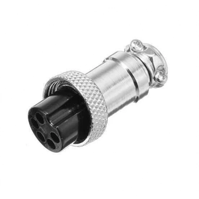 Mike Konnektör 5-Pin 12mm - Dişi