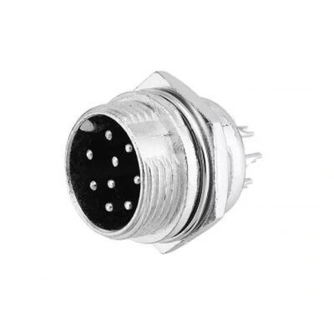 Mike Konnektör 9-Pin 16mm - Erkek