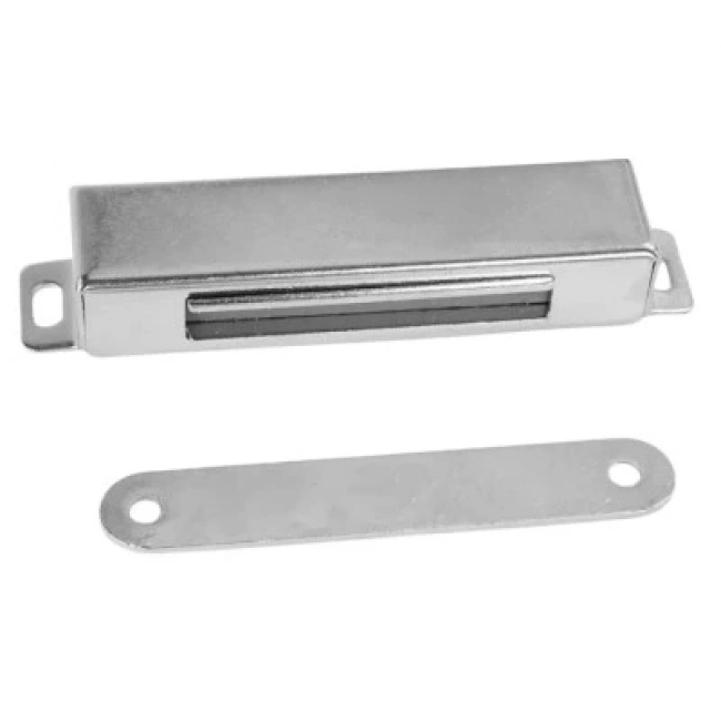 Mıknatıslı Metal Mobilya Kapak Kilidi 80x21x15mm