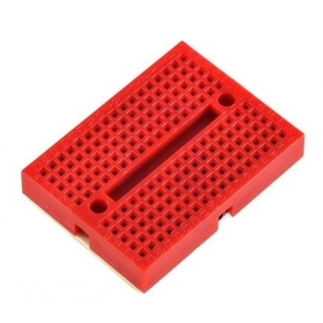 Mini Breadboard Kırmızı Yapışkanlı 170 Pin 1 Adet