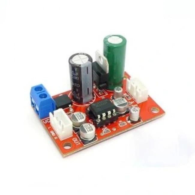NE5532 Mikrofon Pre-Amplifier Kartı DC 9-24V AC 8-16V